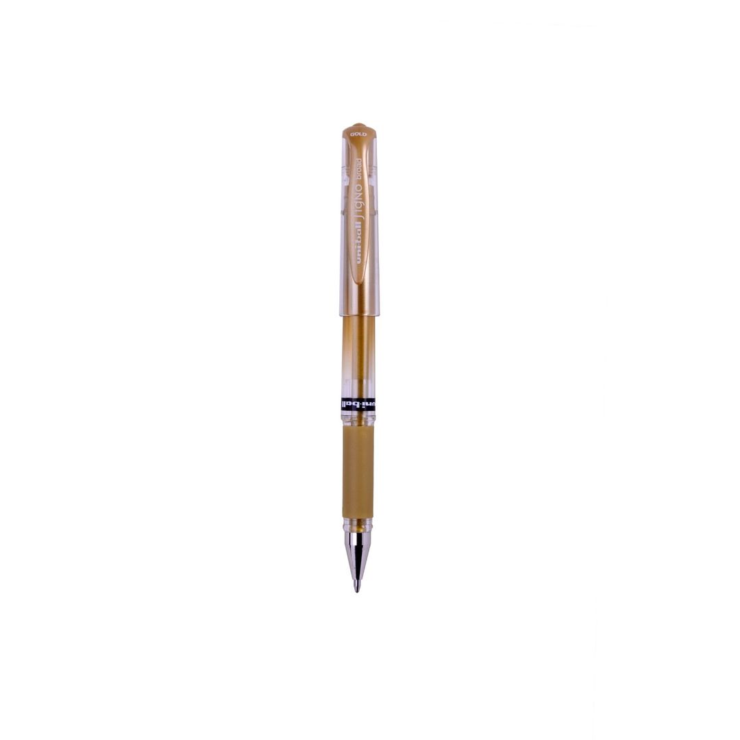 Uniball Signo Broad Pen UM-153 - Gold - Image 1