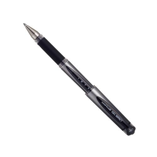 uni-ball Signo Impact Gel UM-153S Rollerball 1.0mm Black (Pack 12) - 218990000 - Image 1