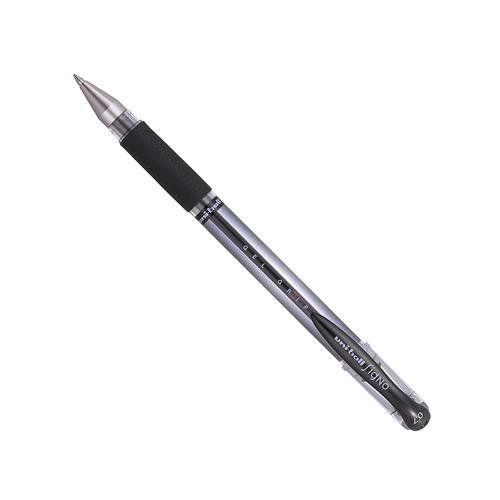 Uni-Ball Signo Gel Grip Um-151S Rollerball Pen 0.7Mm Tip 0.4Mm Line Black (Pack 12) - 751081000 - Image 1