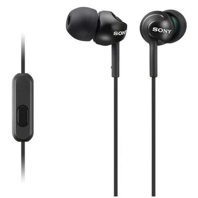 SONY MDR-EX110APB Headphones - Black, Black