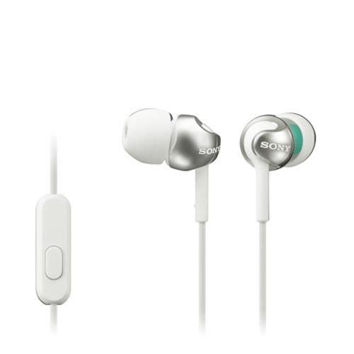 SONY MDR-EX110APW Headphones - White, White - Image 1