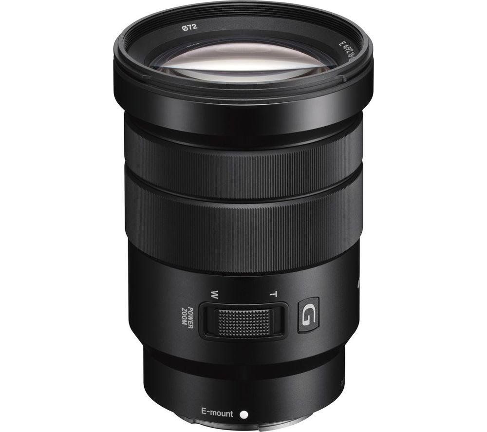 Sony G Series E PZ 18-105 mm F4 G OSS Camera Lenses, Black - Image 1