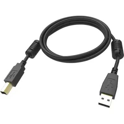 Vision TC 2MUSB/BL 1 USB cable USB 2.0 2 m USB A USB B 0.48 Gbit/s Black