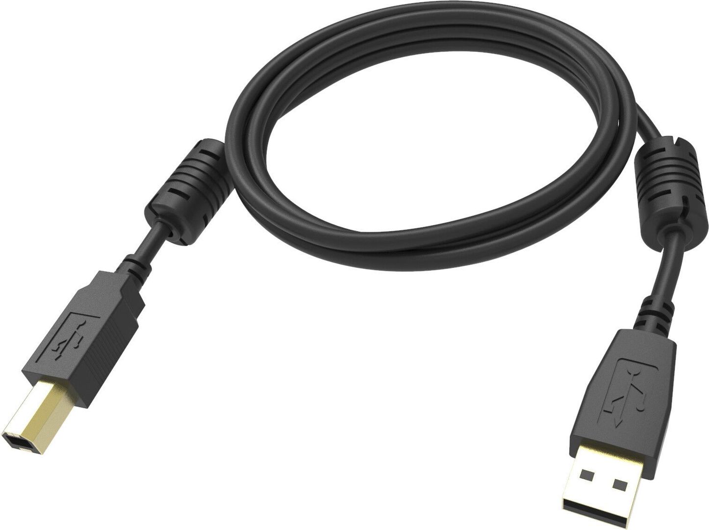 Vision TC 2MUSB/BL 1 USB cable USB 2.0 2 m USB A USB B Black - Image 1