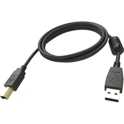 Vision TC 5MUSB/BL USB cable USB 2.0 5 m USB A USB B 0.48 Gbit/s Black - Image 1