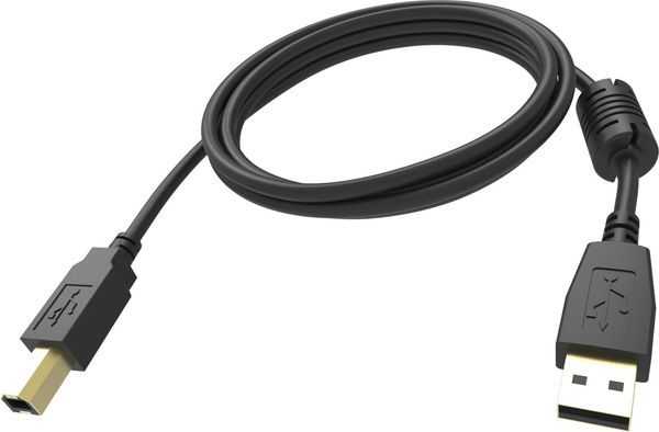 Vision TC 5MUSB/BL USB cable USB 2.0 5 m USB A USB B 0.48 Gbit/s Black - Thumbnail 2