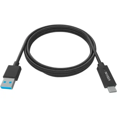 Vision TC 2MUSBCA/BL USB cable USB 3.2 Gen 1 (3.1 Gen 1) 2 m USB A USB C 0.48 Gbit/s Black