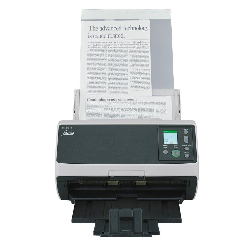 Ricoh fi-8190 ADF + Manual feed scanner 600 x 600 DPI A4 Black, Grey - Image 1