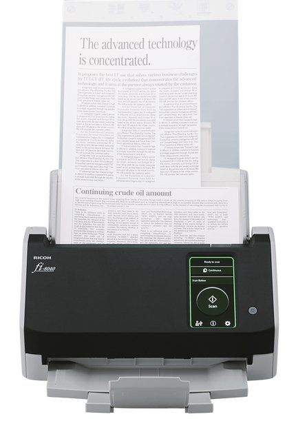 Ricoh fi-8040 ADF + Manual feed scanner 600 x 600 DPI A4 Black, Grey - Image 1