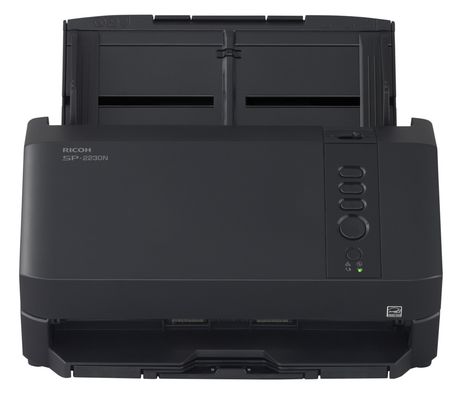 Ricoh SP-2230N - Document scanner - Dual CIS - Duplex - 216 x 360 mm - 600 dpi x 600 dpi - up to 30 ppm (mono) / up to 30 ppm (colour) - ADF (80 sheets) - up to 4500 scans per day - Gigabit LAN USB 3.2 Gen 1x1
