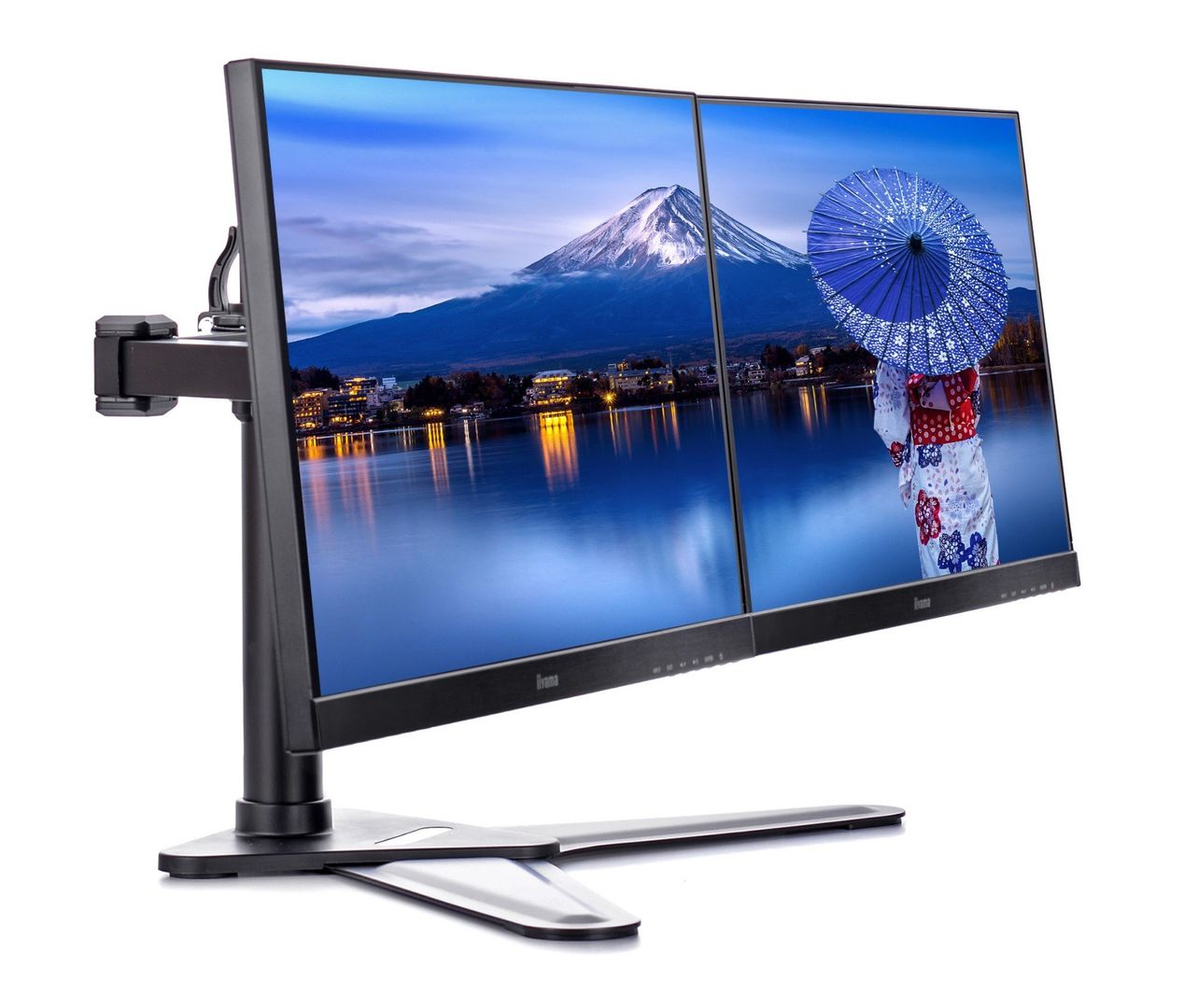iiyama DS1002D-B1 monitor mount / stand 76.2 cm (30") Desk Black - Image 1