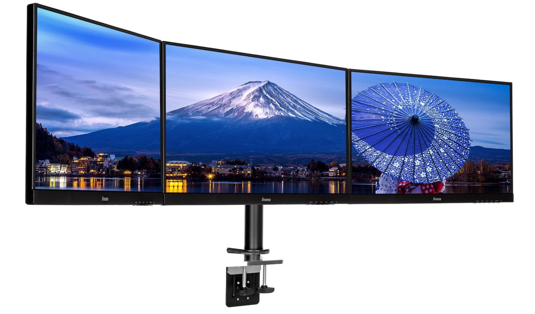 iiyama Desk Mount 68.6 cm (27") Black - Image 1