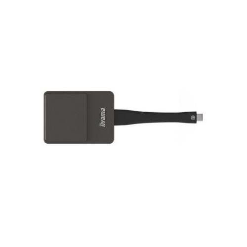 iiyama WP D002C Smart TV dongle USB 4K Ultra HD Black, Silver - Image 1