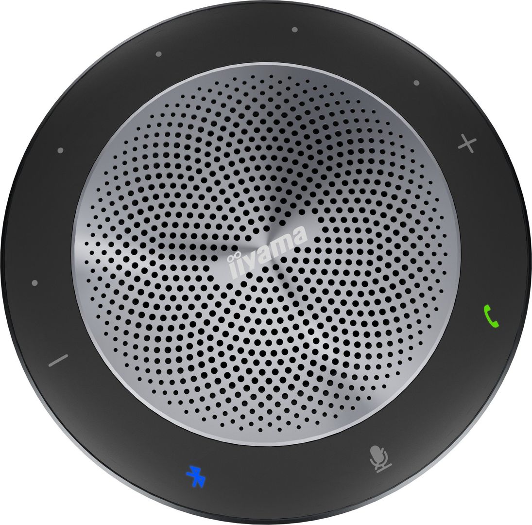 iiyama UC SPK01L Bluetooth conference speaker Black, Grey 4.2+EDR - Image 1