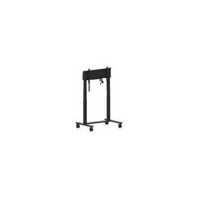 iiyama Double column electric floor lift on wheels for monitors up to