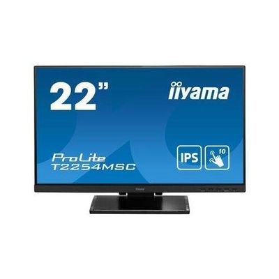 iiyama ProLite 21.5 P-CAP 10pt touch screen featuring IPS panel technology and Anti Glare coating