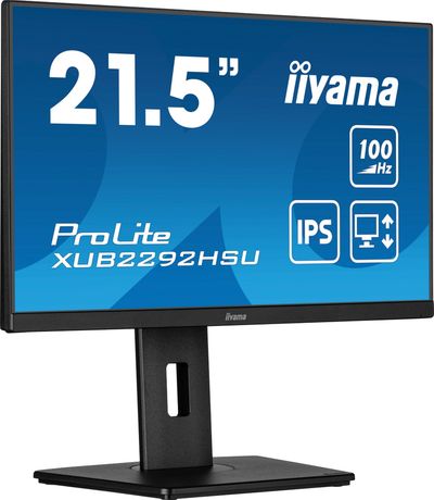 iiyama ProLite XUB2292HSU-B6 computer monitor 54.6 cm (21.5") 1920 x 1080 pixels Full HD LED Black