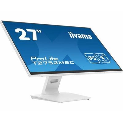 iiyama ProLite T2752MSC-W1 computer monitor 68.6 cm (27") 1920 x 1080 pixels Full HD LED Touchscreen White