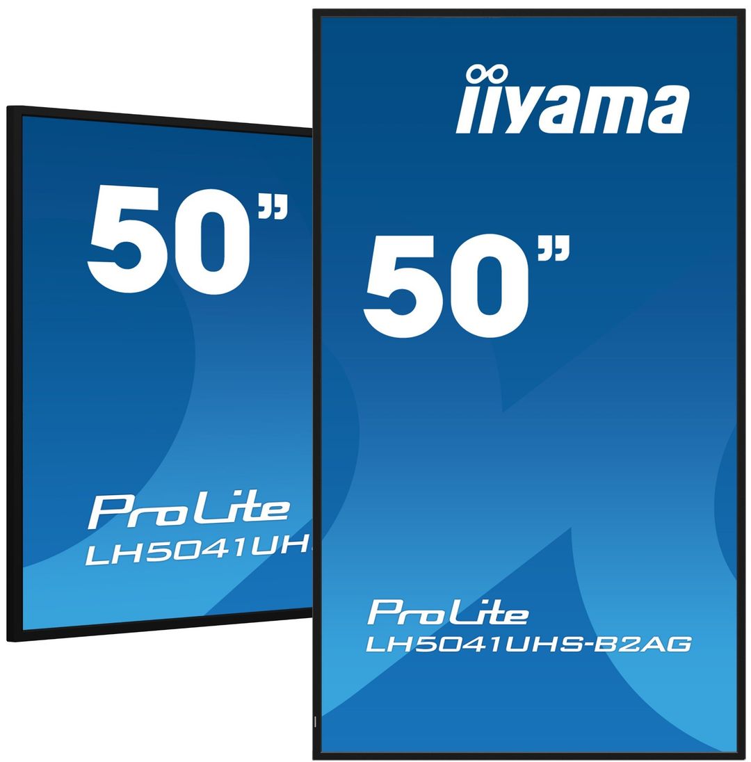 iiyama LH5041UHS-B2AG Signage Display Digital signage flat panel 127 cm (50") LCD 500 cd/m 4K Ultra HD Black 24/7 - Image 1