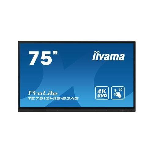 iiyama TE7512MIS-B3AG Signage Display Kiosk design 190.5 cm (75") - Image 1
