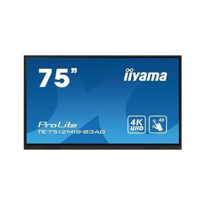 iiyama TE7512MIS-B3AG Signage Display Kiosk design 190.5 cm (75")