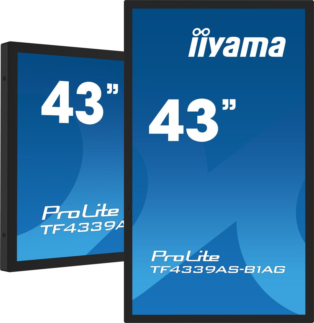 iiyama TF4339AS-B1AG computer monitor 108 cm (42.5") 3840 x 2160 pixels 4K Ultra HD LED Touchscreen Black - Image 1
