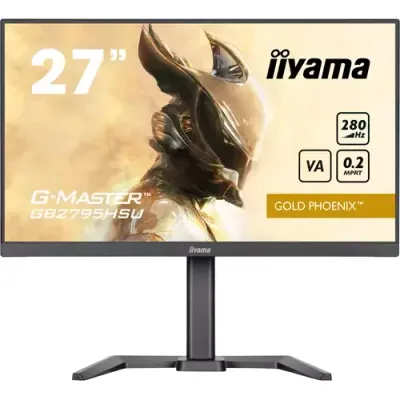 iiyama G-MASTER Gold Phoenix 27" FHD 280Hz Gaming Monitor (GB2795HSU-B1) - Thumbnail 2