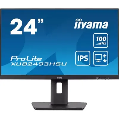 iiyama XUB2493HSU-B7 computer monitor 60.5 cm (23.8") 1920 x 1080 pixels Full HD LED Black - Thumbnail 2