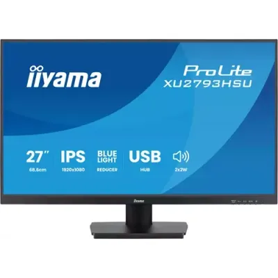 iiyama ProLite XU2793HSU-B7 computer monitor 68.6 cm (27") 1920 x 1080 pixels Full HD LED Black - Thumbnail 2