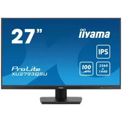 iiyama ProLite XU2793QSU-B7 computer monitor 68.6 cm (27") 2560 x 1440 pixels Quad HD LED Black - Thumbnail 2