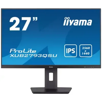 iiyama XUB2793QSU-B7 computer monitor 68.6 cm (27") 2560 x 1440 pixels Quad HD LED Black - Thumbnail 2