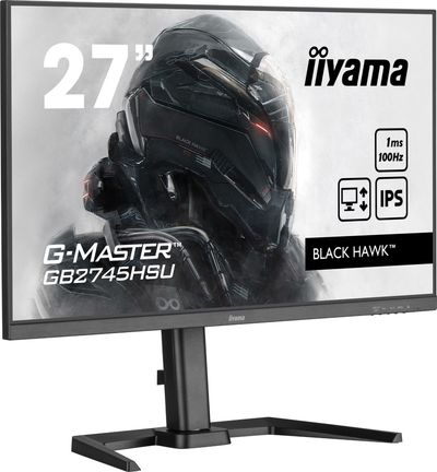 iiyama 27" G-Master Full HD, 100Hz, Adaptive Sync IPS Gaming Monitor (GB2745HSU-B2)