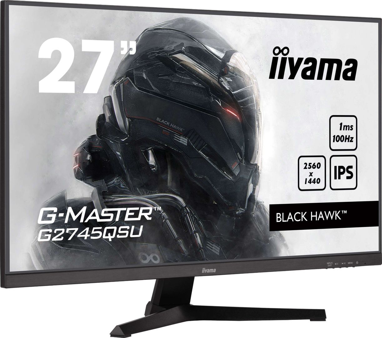 iiyama G-MASTER 27" QHD 100Hz Gaming Monitor (G2745QSU-B2) - Image 1