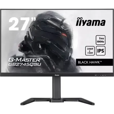 iiyama G-MASTER GB2745QSU-B2 computer monitor 68.6 cm (27") 2560 x 1440 pixels Wide Quad HD LED Black - Thumbnail 2