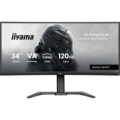 iiyama GCB3482WQSU-B1 computer monitor 86.4 cm (34") 3440 x 1440 pixels UltraWide Quad HD LED Black - Thumbnail 2