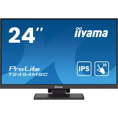 iiyama ProLite T2454MSC-B2AG computer monitor 60.5 cm (23.8") 1920 x 1080 pixels Full HD LED Touchscreen Multi-user Black