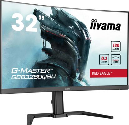 iiyama G-MASTER Red Eagle 32" QHD 180Hz Curved Gaming Monitor (GCB3280QSU-B2)