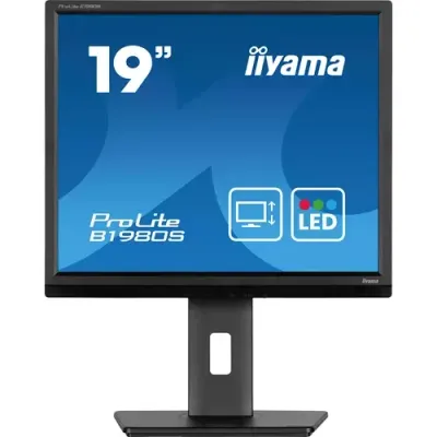 iiyama ProLite B1980S-B1 computer monitor 48.3 cm (19") 1280 x 1024 pixels VGA LED Black - Thumbnail 2