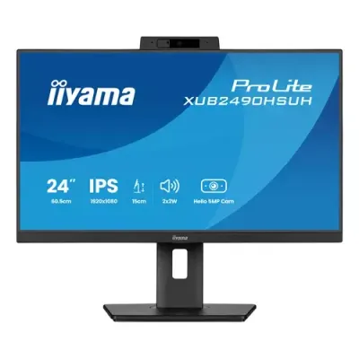 iiyama XUB2490HSUH-B2 computer monitor 60.5 cm (23.8") 1920 x 1080 pixels Full HD LED Black - Thumbnail 2