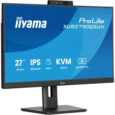 iiyama ProLite XUB2790QSUH-B2 computer monitor 68.6 cm (27") 2560 x 1440 pixels Quad HD LED Black - Thumbnail 2