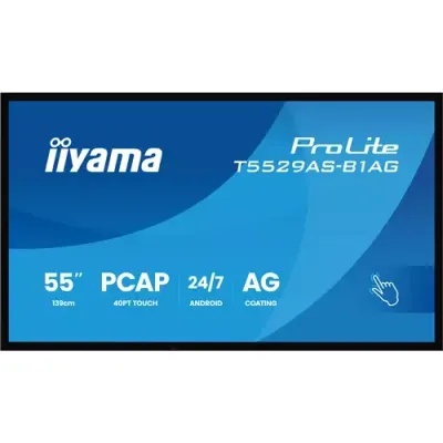 iiyama T5529AS-B1AG computer monitor 138.7 cm (54.6") 3840 x 2160 - Thumbnail 2