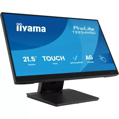 iiyama T2254MSC-B2AG computer monitor 54.6 cm (21.5") 1920 x 1080 pixels Full HD LED Touchscreen Black