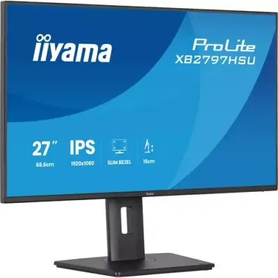 iiyama ProLite XB2797HSU-B1 computer monitor 68.6 cm (27") 1920 x 1080 pixels Full HD LED Black - Thumbnail 2