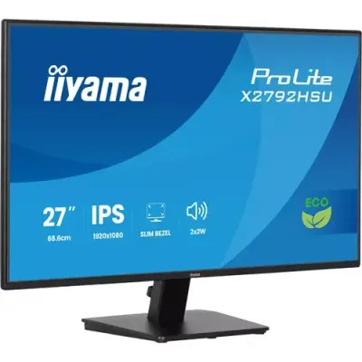 iiyama ProLite X2792HSU-B1 computer monitor 68.6 cm (27") 1920 x 1080 pixels Full HD LED Black - Thumbnail 2