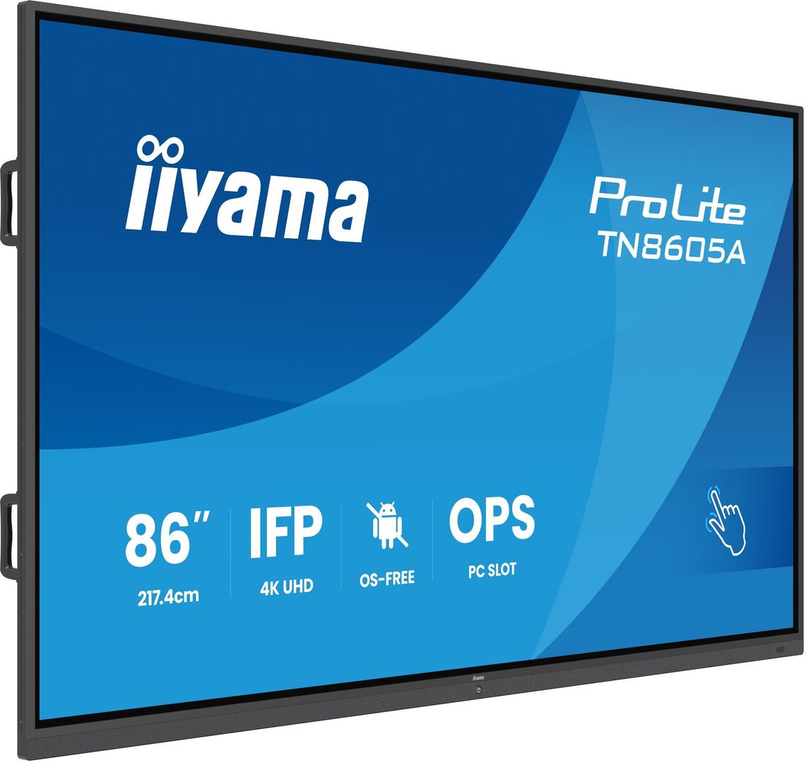 86" Black IPS 4K UHD Interactive Display 2x HDMI 8ms - Image 1