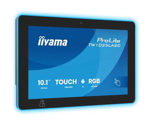 iiyama ProLite TW1025LASC-B3PNR computer monitor 25.6 cm (10.1") 1280 x 800 pixels WXGA LED Touchscreen Multi-user Black