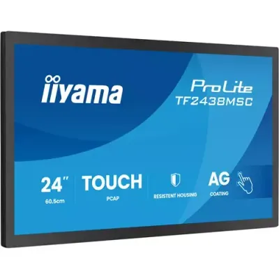 iiyama TF2438MSC-B2 60.5 cm (23.8") 1920 x 1080 pixels LCD IPS 525 cd/m Projected capacitive system