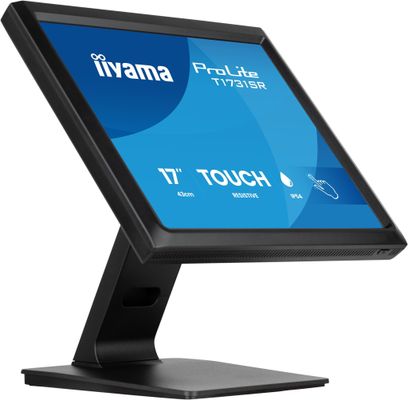 iiyama ProLite T1731SR-B2S. Display diagonal: 43.2 cm (17") Display resolution: 1280 x 1024 pixels Response time: 5 ms Native aspect ratio: 5:4. Built-in speaker(s). VESA mounting