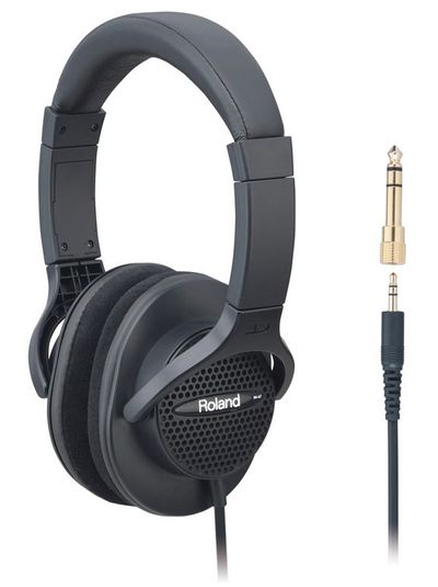 Roland RH-A7 Headphones Wired Head-band Black - Thumbnail 2