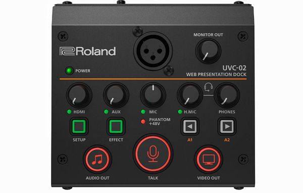 Roland UVC-02 audio conferencing bridge Black